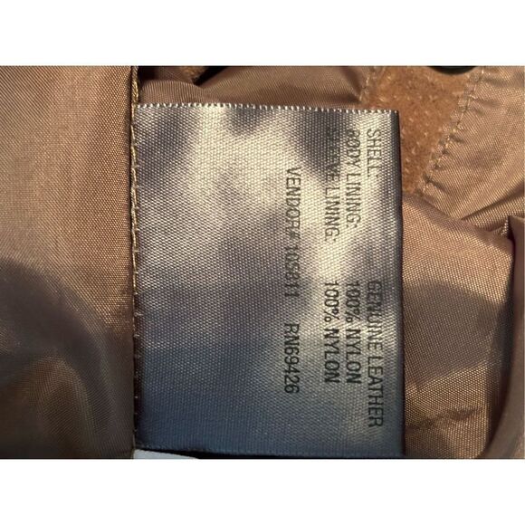 Wilson Leather Tan Zip Up Jacket - Picture 7 of 8